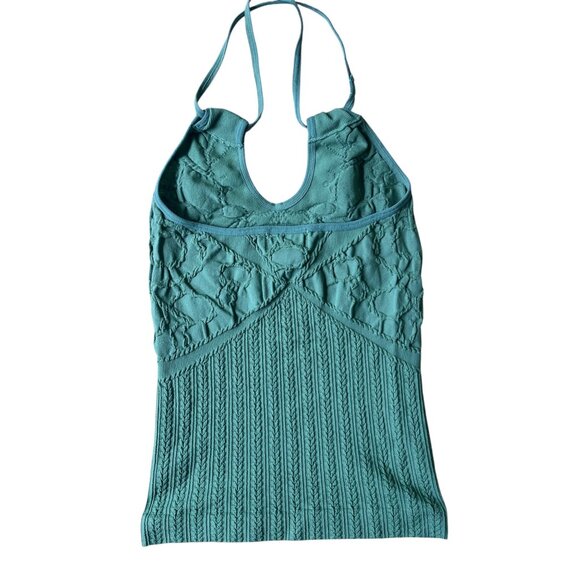 Y2K Nell Jeans Camisole Tank Top Womens OS Pastel Green Solid Whimisgoth Grunge - Picture 3 of 6
